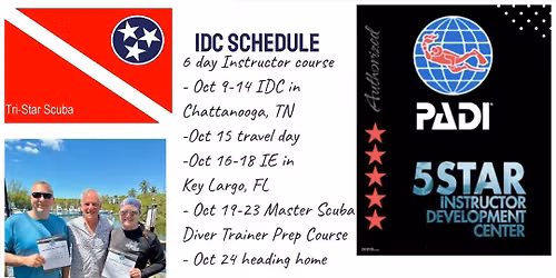 PADI IDC and IE