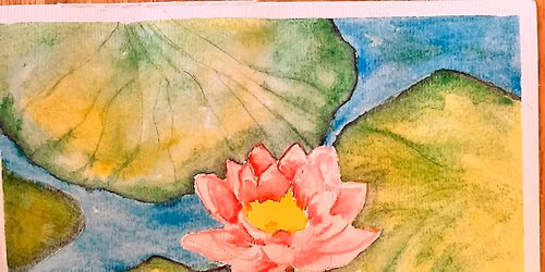 Watercolor - July Water Lily