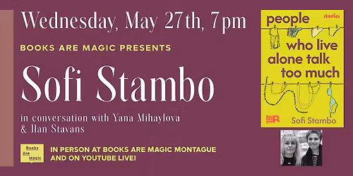 In-Store: Sofi Stambo presents People Who Live Alone Talk Too Much