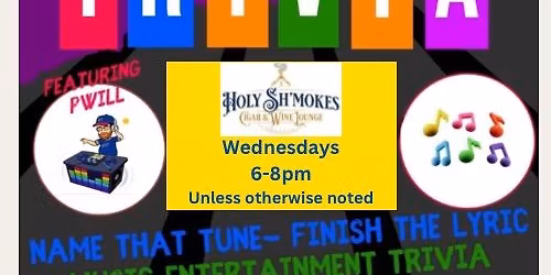 Pwill Music Trivia (Weekly)