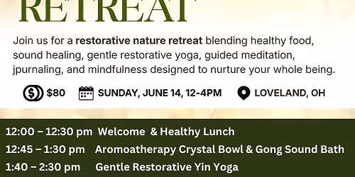 Summer Mindfulness Nature Retreat: Nurture Your Soul