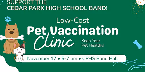 CPHS Band Boosters Pet Clinic