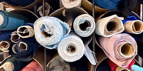 Vente de tissus et garnitures chez atelier b