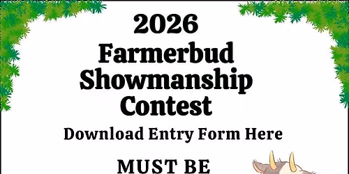 2026 Farmerbud Showmanship