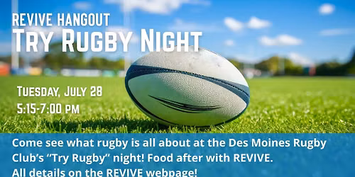 REVIVE Hangout: Try Rugby!