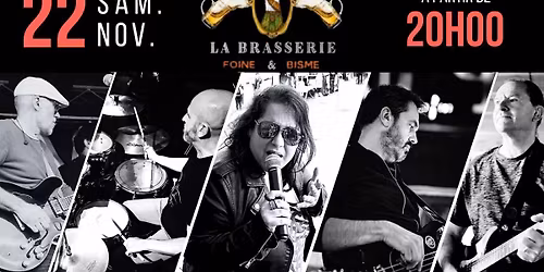 CONCERT BROKEN ROPES reprises 70\/80 blues, rock, madison, pop...