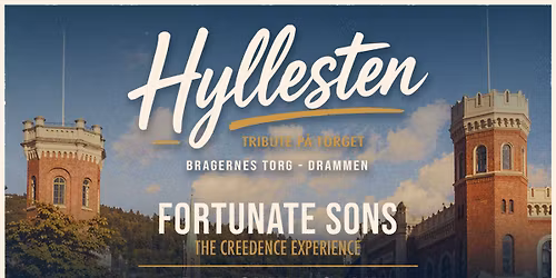 Hyllesten - Tribute p\u00e5 Torget \/\/ Bragernes Torg, Drammen \/\/ 5. juni
