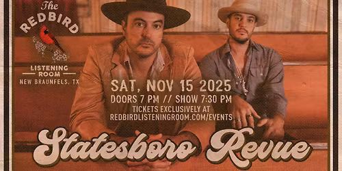 Statesboro Revue @ The Redbird - 7:30 pm