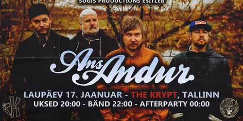 ANS ANDUR (indie rock aastast 2002) @ The Krypt \ud83e\udd87