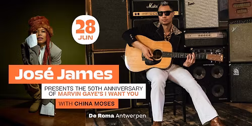 Jos\u00e9 James presents Marvin Gaye in De Roma