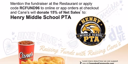 HMS Spirit Night at Raising Canes 