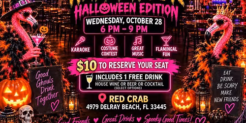 Flamingal Happy Hour Halloween Edition
