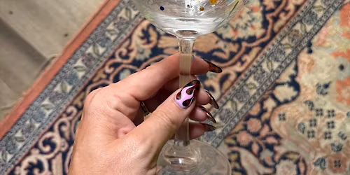Summer wine Glass Painting Class