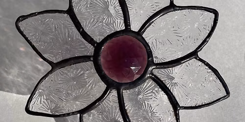 Stained Glass Textured Blossom Art Class