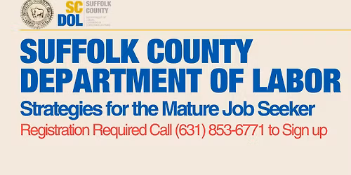 Strategies for The Mature Job Seeker Workshop