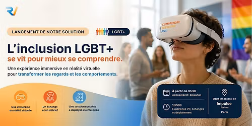 Lancement de l'exp\u00e9rience VR "Inclusion LGBT+"
