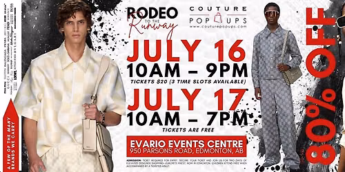 Rodeo To The Runway - Edmonton Designer Pop Up Sale