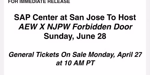 All Elite Wrestling: Forbidden Door