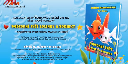 K\u0159est knihy Podvodn\u00ed sv\u011bt Lolinky a Zorinky 