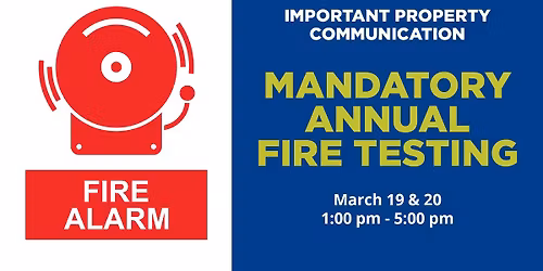 Mandatory Annual Fire Testing