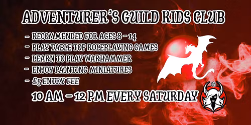Adventurer's Guild - Kids club! (Ages 8 - 14)