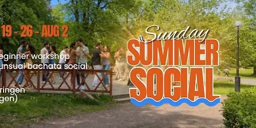 \u2600\ufe0f\ud83d\udc83 Sunday Summer Social \u2013 Bachata in the Park \ud83d\udd7a\u2600\ufe0f