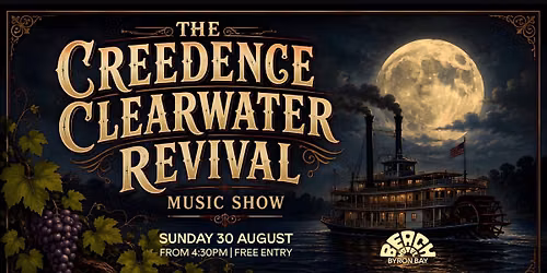 The Creedence Clearwater Revival Music Show | Beach Hotel Byron Bay | FREE ENTRY