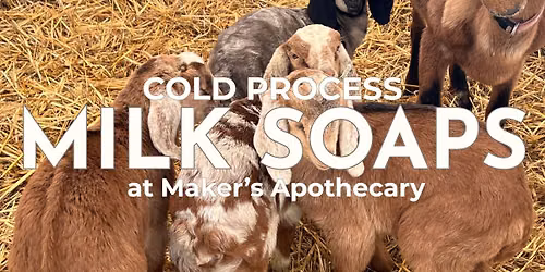 Making Goat Milk Soaps - TWO DAY WORKSHOP