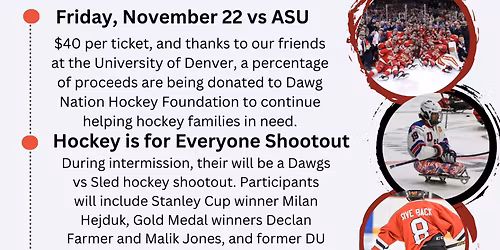 Arizona State Sun Devils at Denver Pioneers Mens Hockey at Magness Arena