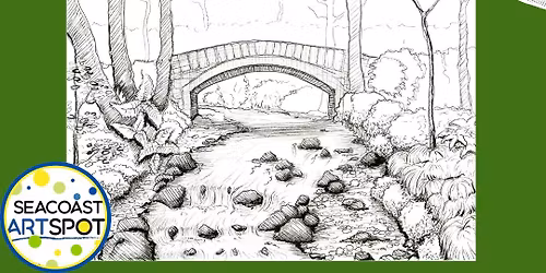 Introduction to Pen Drawing: Woodland Stream! 