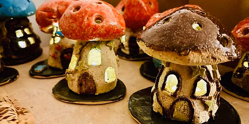 Fairy House Luminaries.  pottery workshop for beginners.