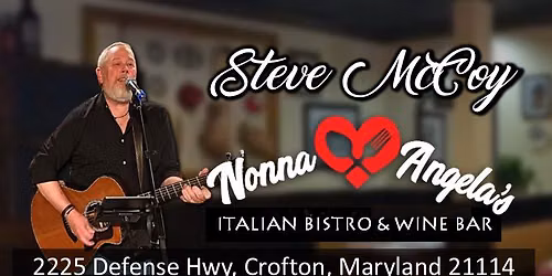 McCoy Solo at Nonna Angela's Italian Bistro & Wine Bar!