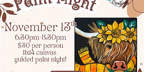 November Teen Paint Night
