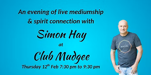 Aussie medium, Simon Hay at Club Mudgee