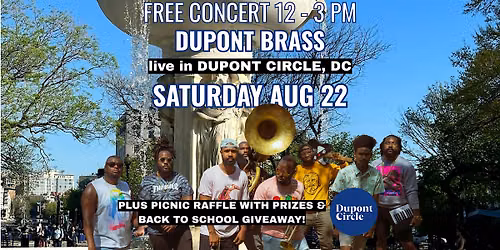 Music in the Circle On Stage: Dupont Brass (+ gift card picnic raffle!)