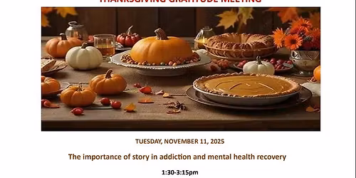 Thanksgiving Gratitude Meeting