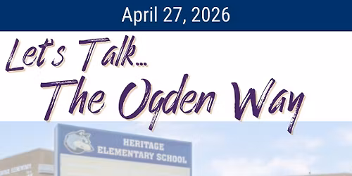 Let's Talk... The Ogden Way