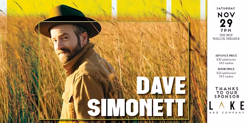 Dave Simonett at The Reif