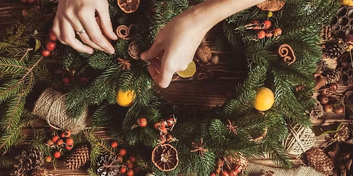 Festive Eco Wreath Making Workshop at the Proper Good Pop Up Shop