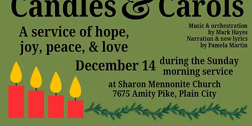 "Candles & Carols" Advent Program