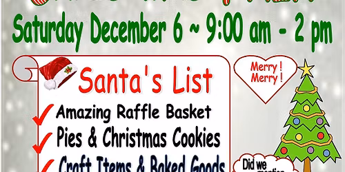 Christmas Fair & bake sale 
