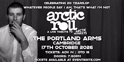 A celebration of Arctic Monkeys: 20th Anniversary of Whatever People Say...