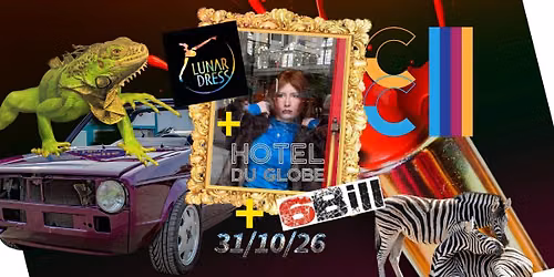 “CAROLO HALLOWEEN : Le Live — HOTEL DU GLOBE + 6Bill + LUNAR DRESS" — Culture rock Charleroi