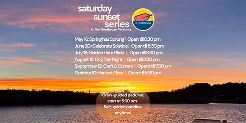 Saturday Sunset Series: Late Nights at The Floathouse