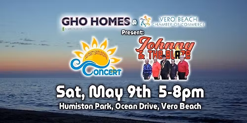 Sunset Saturday Concert: Johnny & The Blaze Live! FREE! Ocean Drive