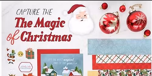 Christmas Scrapbook Page Class