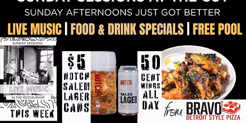 Sunday Sessions at The Cut - Live Music & More