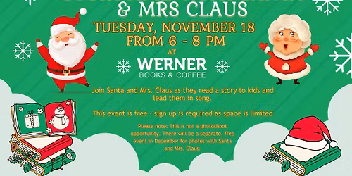 Storytime with Santa & Mrs. Claus