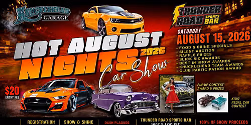 HOT AUGUST NIGHTS CAR SHOW 2026