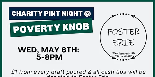 Charity Pint Night: Foster Erie 